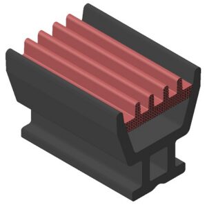 Perfil Coextruido EPDM Esponjoso