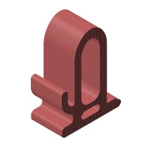 Silicona roja esponjosa